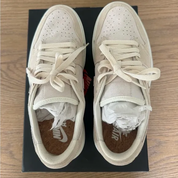 Nike Air Jordan Retro 1 Elevate Low Women Platform Sneaker Coconut Milk