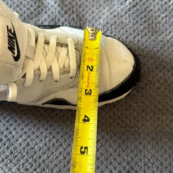 Nike Air Max 1 GS White Black Sneakers Size 7Y Women’s 8.5  Retro – FLASH DROP
