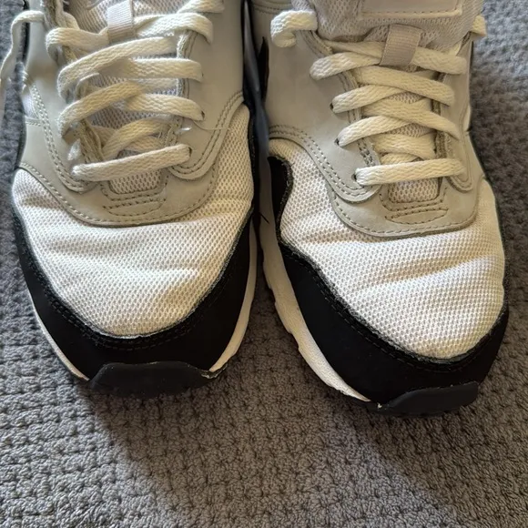 Nike Air Max 1 GS White Black Sneakers Size 7Y Women’s 8.5  Retro – FLASH DROP