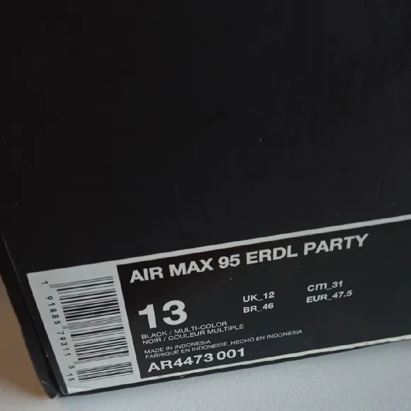 Nike Air Max 95 ERDL Party 2018 Men 13 AR4473-001