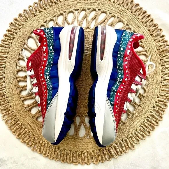 Nike Air Max 95 PS Sneakers Ugly Christmas Sweater Size 3Y CT1594-1000