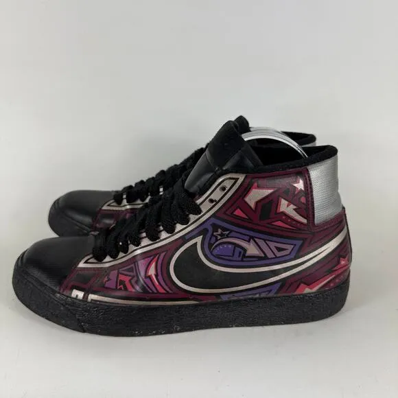 Nike Blazer Hi Athletic Running Sneakers Men's 9 Cherrywood llustrated High Top