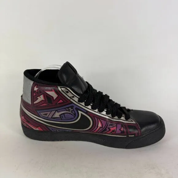 Nike Blazer Hi Athletic Running Sneakers Men's 9 Cherrywood llustrated High Top