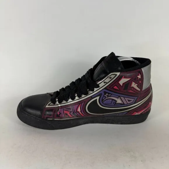 Nike Blazer Hi Athletic Running Sneakers Men's 9 Cherrywood llustrated High Top