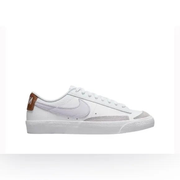 Nike Blazer Low 77 White BarelyGrape Sneakers KIDS Size 4