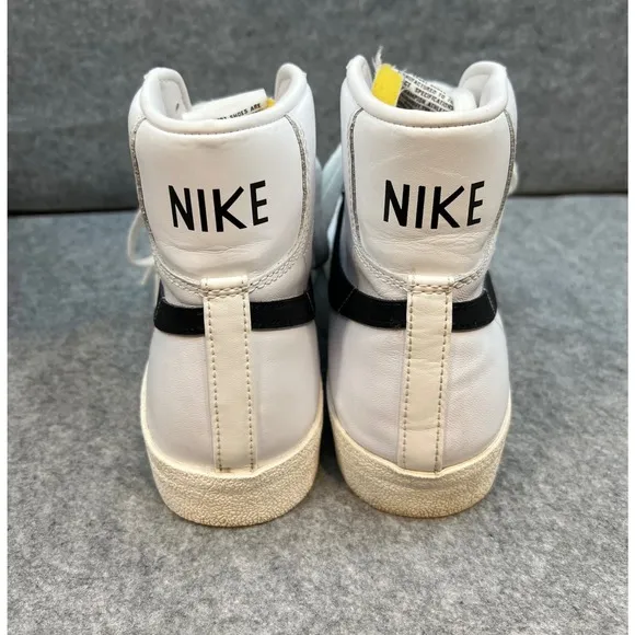 Nike Blazer Mid 77 Vintage High Top Sneakers Casual Shoes White Black Men's  11