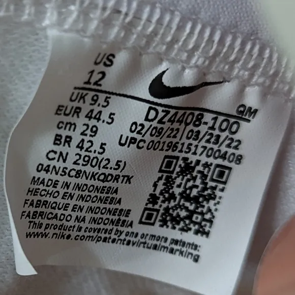 Nike Blazer Mid '77 White Orange Fashion Casual Hi Top Sneakers Women's 12