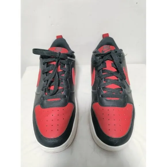 Nike Court Borough Low Top Recraft Sneakers University Red/White/Black Boys 7Y