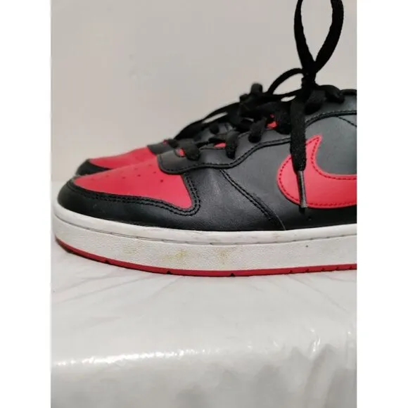 Nike Court Borough Low Top Recraft Sneakers University Red/White/Black Boys 7Y