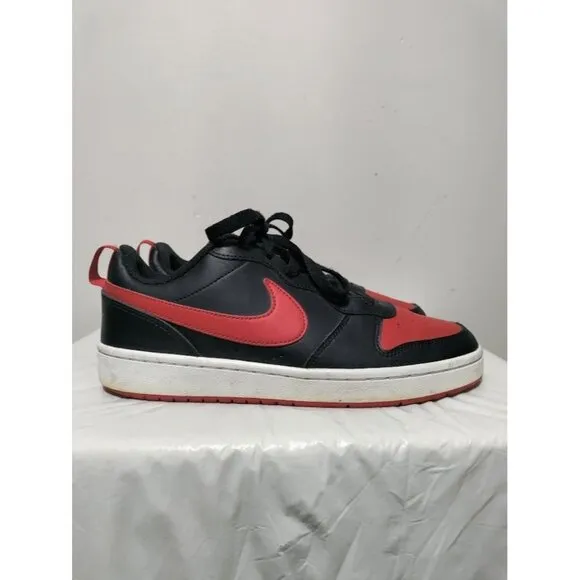 Nike Court Borough Low Top Recraft Sneakers University Red/White/Black Boys 7Y