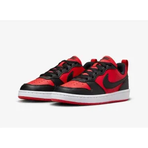 Nike Court Borough Low Top Recraft Sneakers University Red/White/Black Boys 7Y