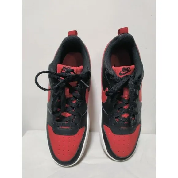 Nike Court Borough Low Top Recraft Sneakers University Red/White/Black Boys 7Y
