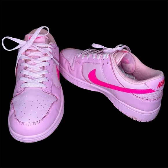 Nike Dunk Low (PS) soft pink Men’s Sneakers Size 8.5 Premium Leather