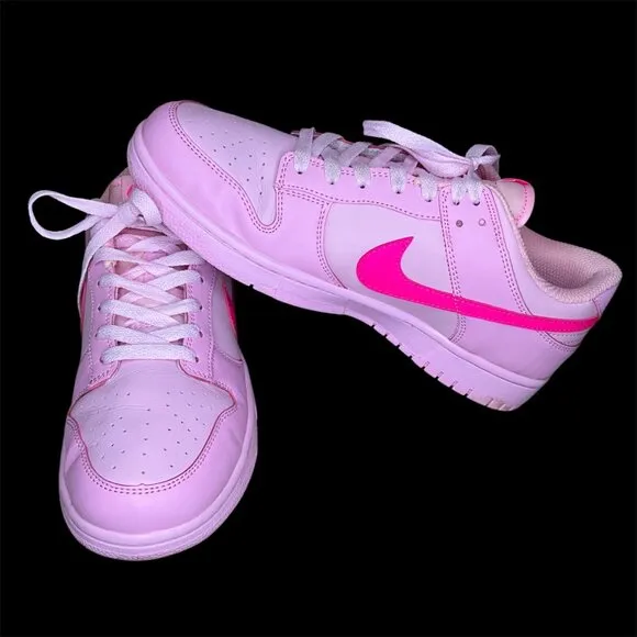 Nike Dunk Low (PS) soft pink Men’s Sneakers Size 8.5 Premium Leather