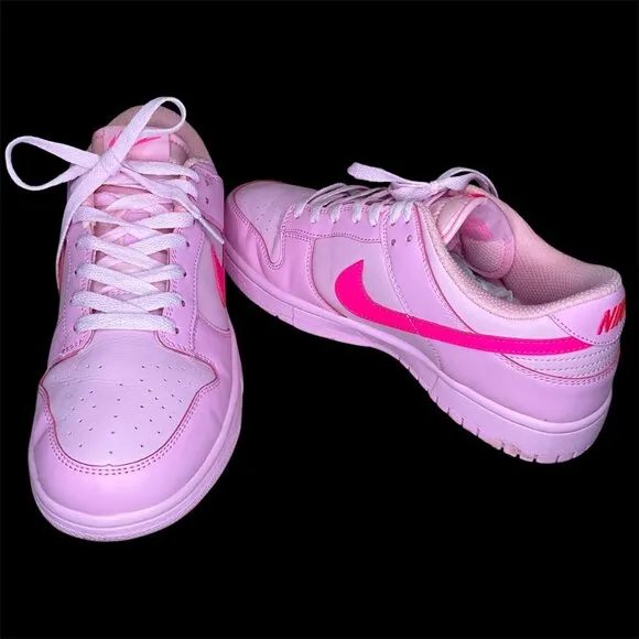 Nike Dunk Low (PS) soft pink Men’s Sneakers Size 8.5 Premium Leather