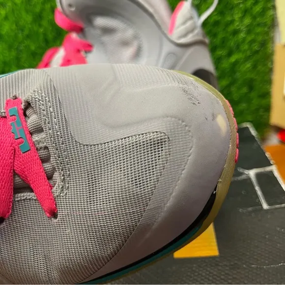 Nike LeBron 9 IX P.S. Elite South Beach Grey Pink Teal
