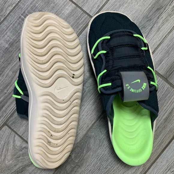 Nike Offline 3.0 💚🖤 Slides