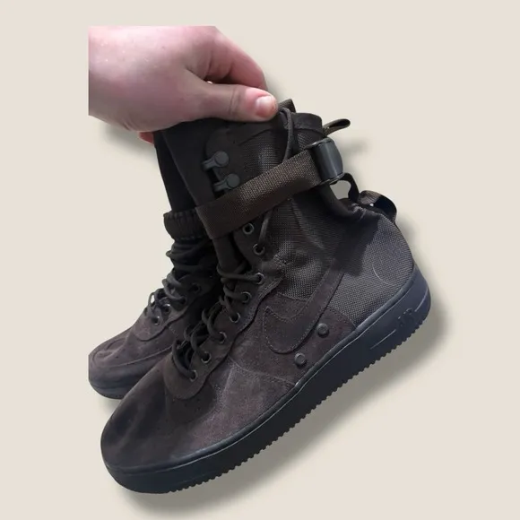 Nike SF Air Force 1 High Velvet Brown 2017 Mens Size 12 Sneakers 864024-203