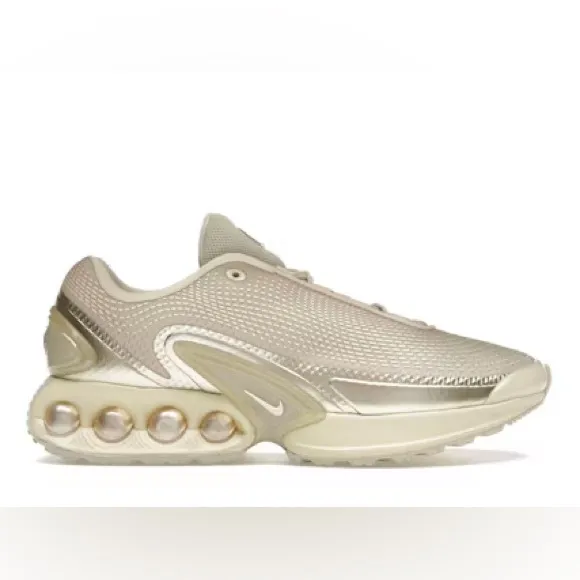 NIKE Women’s Air Max DN Light Khaki and Gold Sneaker