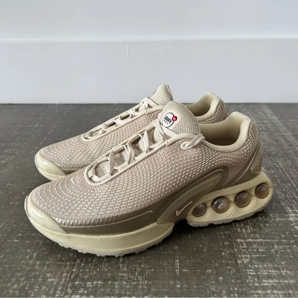 NIKE Women’s Air Max DN Light Khaki and Gold Sneaker