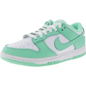 Nike Womens Dunk Low Green Lace-Up Casual And Fashion Sneakers New
