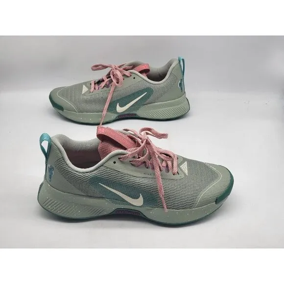 Nike Womens Juniper Trail 3 Running Shoes Sneakers FQ0902 300 Size 7 Green