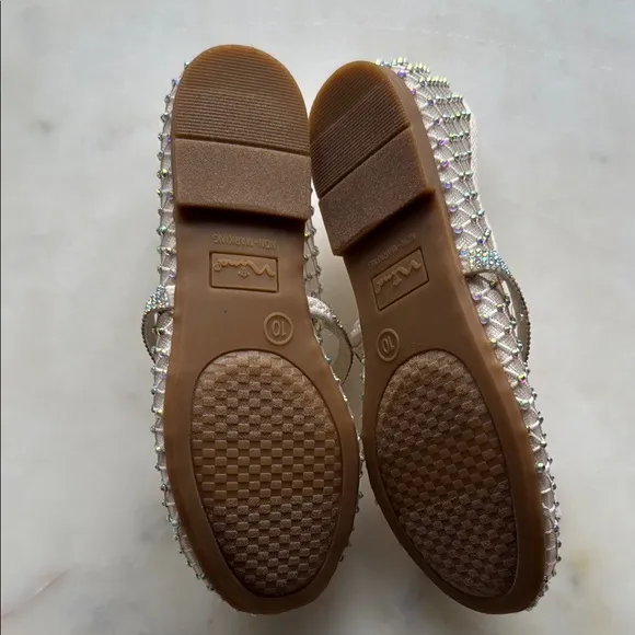Nina Girls comfort ballet flats with Rhinestone Detail
