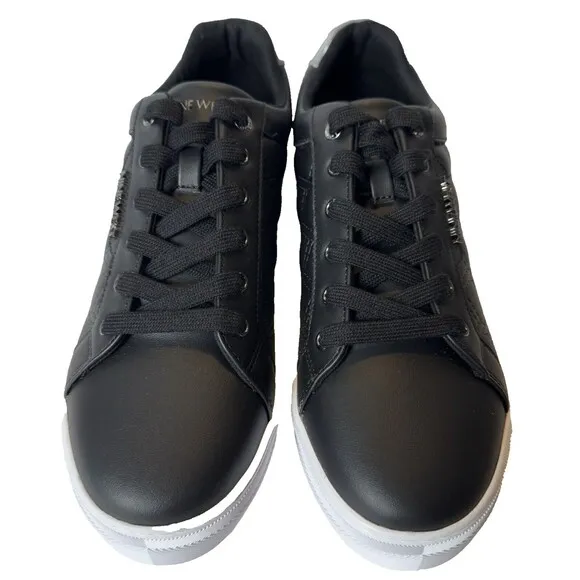 Nine West Women's Size 11M Black Grisa Lace up Fashion Sneakers Shoes