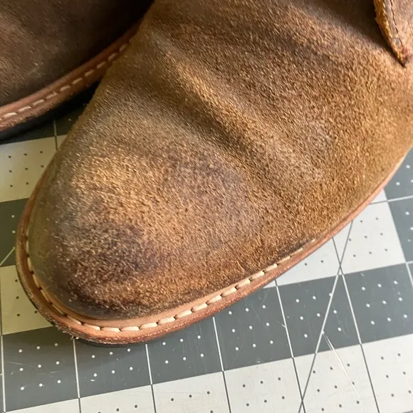 Nisolo Brown Leather Lace Up Boots All-Weather Andres