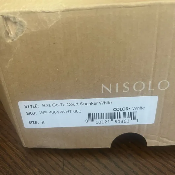 Nisolo Women’s Bria Go-To Court Sneakers NEW 8