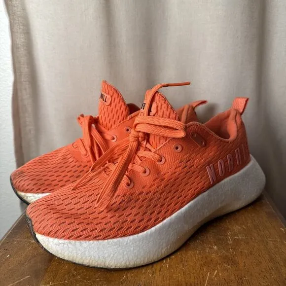 No Bull Journey Shoes Mens 9.5 Running Crossfit Sneakers Womens 11 Coral Jogging