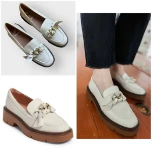 Nordstrom Trinity lug sole leather loafers