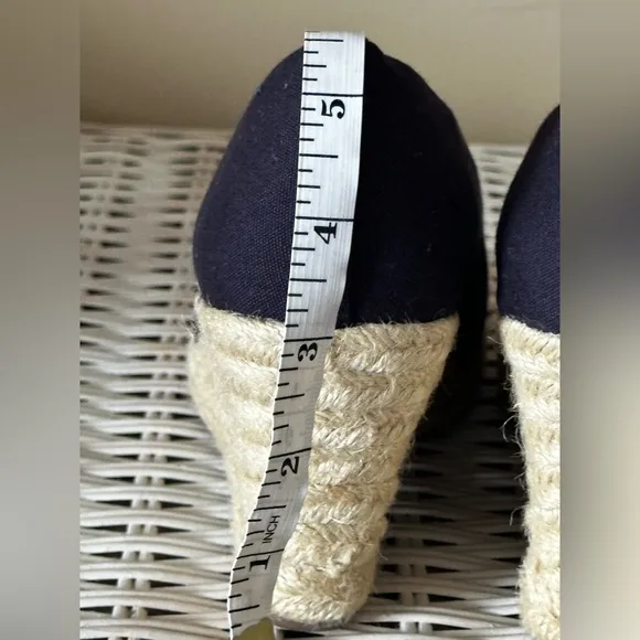 NWOB    J. Crew Blue Espadrille Shoes