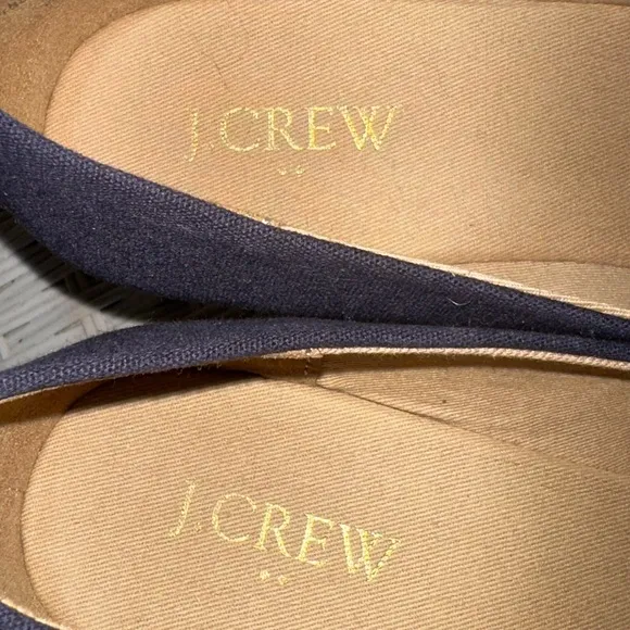 NWOB    J. Crew Blue Espadrille Shoes