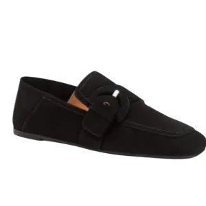 NWOT Aquatalia Jacqui Black Suede Loafers – Sz 9.5M
