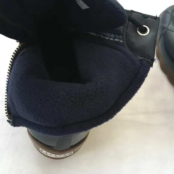 NWOT SPERRY Saltwater Quilted Top Duck Rain Boots Blue Size 9…
