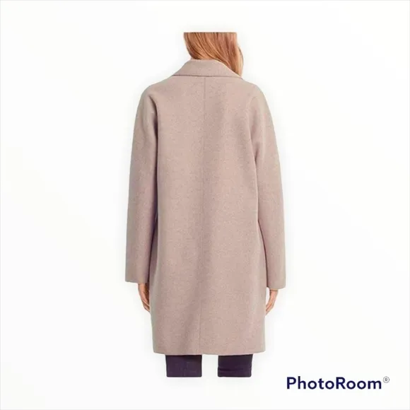 NWT BERNARDO Pink Sweater Coat Pea Coat Size Large