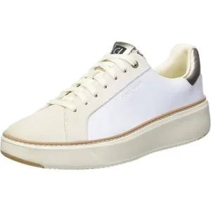 NWT Cole Haan Women's GrandPrø Topspin Sneaker ,White/Leo Print-Size 5.5