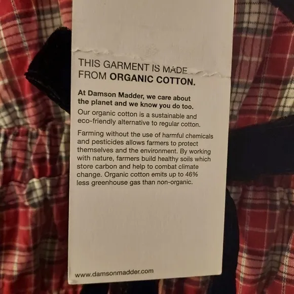 NWT Damson Madder Dakota Dress In Tartan