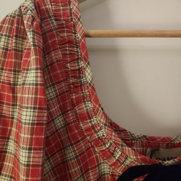 NWT Damson Madder Dakota Dress In Tartan