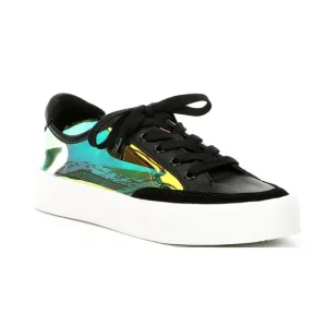 NWT DKNY Ressi Clear Lace Up Fashion Sneakers 8.5