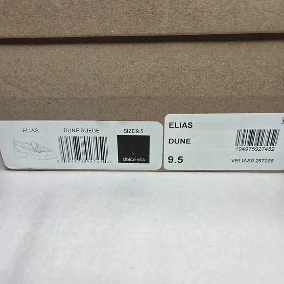 NWT Dolce Vita Women's Elias Dune Suede Loafers