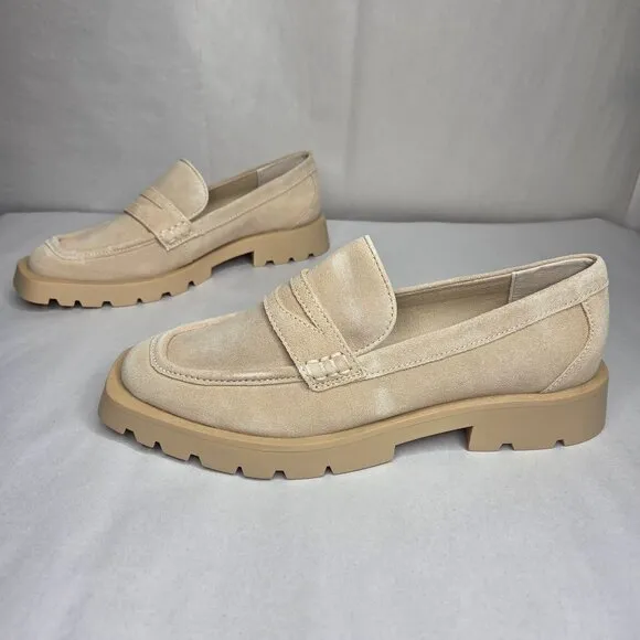 NWT Dolce Vita Women's Elias Dune Suede Loafers