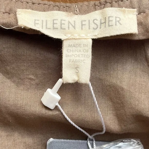 NWT Eileen Fisher Women’s A-Line Handkerchief Linen Skirt Driftwood Brown S