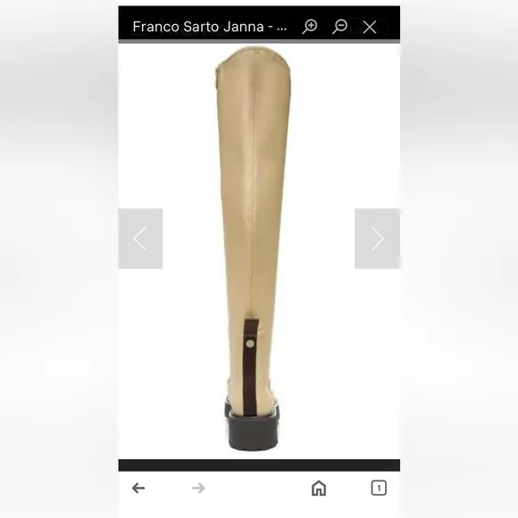 NWT! Franco Sarto Over the knee boots! Size 9 M