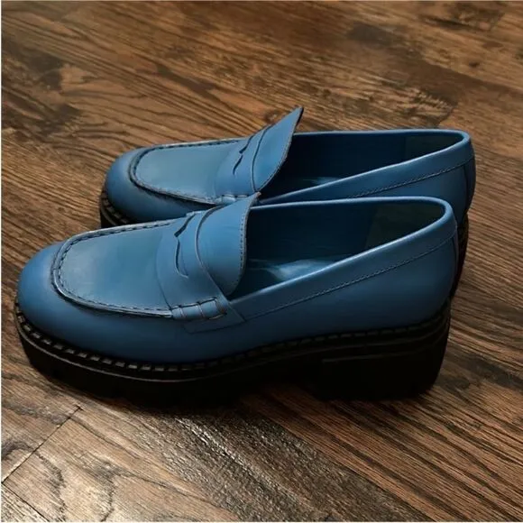 NWT FREE PEOPLE Lyra Lug Sole Loafers
