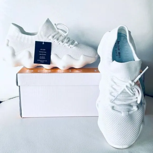 NWT in Box Gorgeous BERNIE MEV 40 (9-9.5) US Davin Comfort white Chunky Sneakers