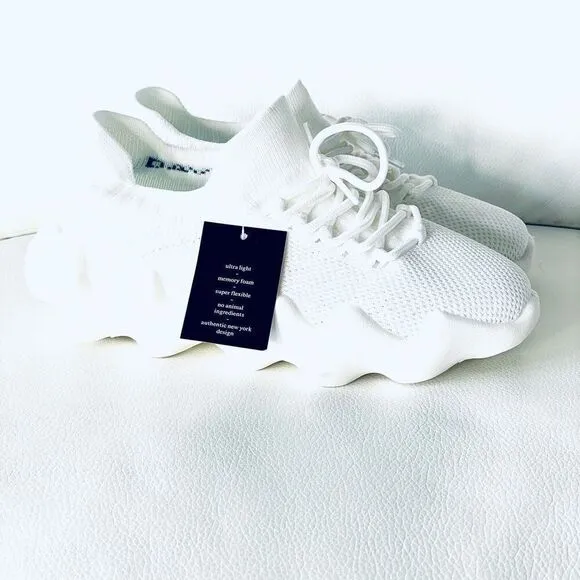 NWT in Box Gorgeous BERNIE MEV 40 (9-9.5) US Davin Comfort white Chunky Sneakers