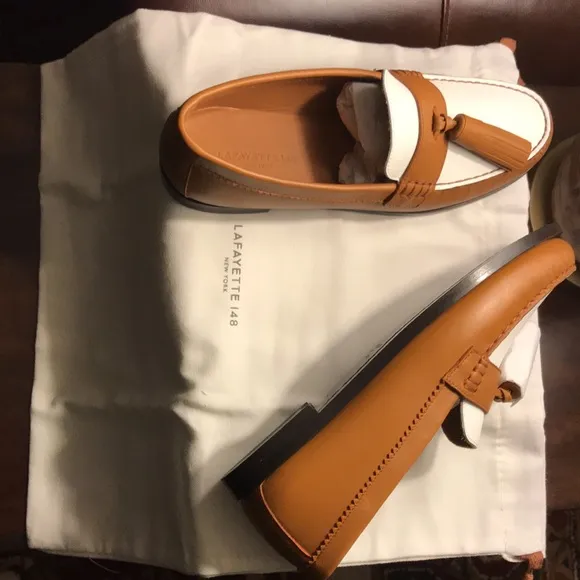 NWT Lafayette 148 ladies loafers.