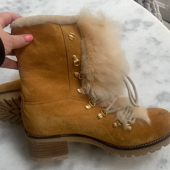 NWT Montelliana BOOTS Mutton Shearling 40/9